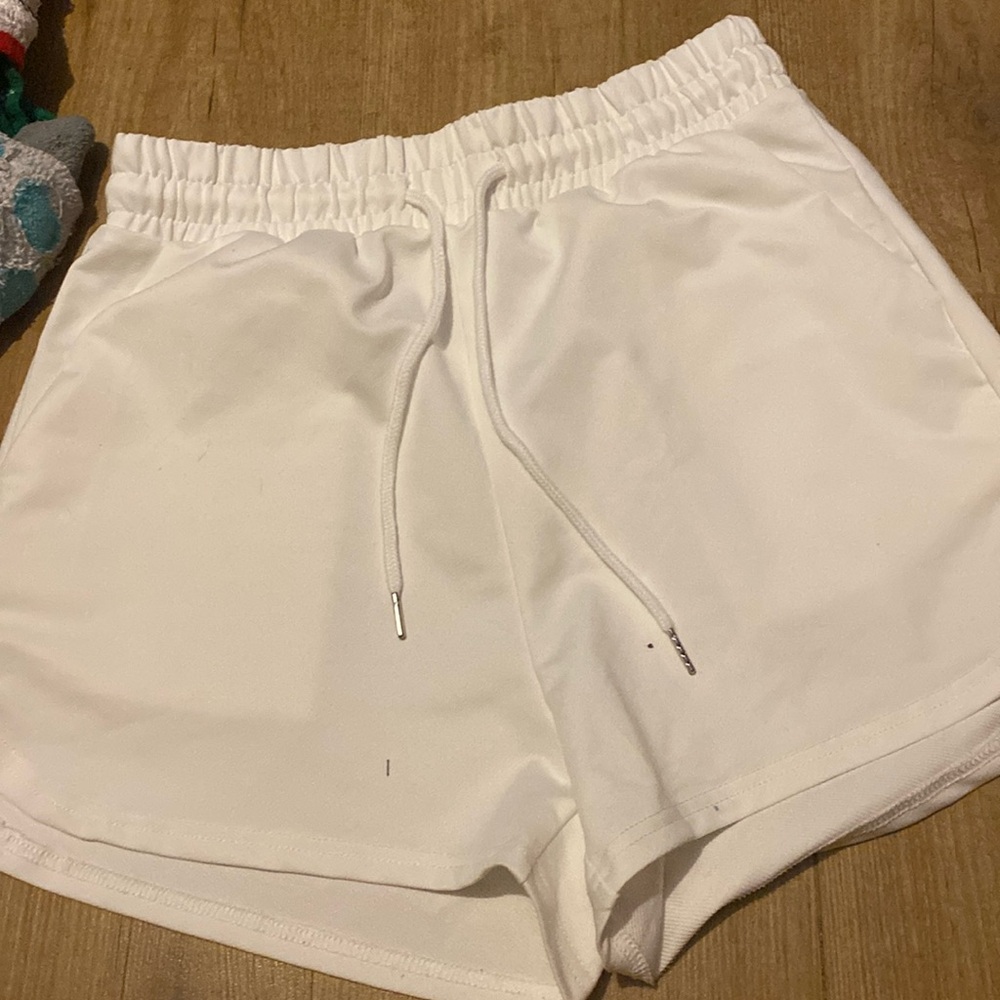 white shorts